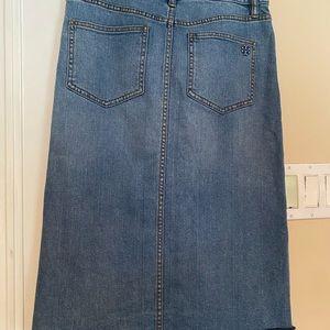 Tory Burch like new midi skirt with colored details